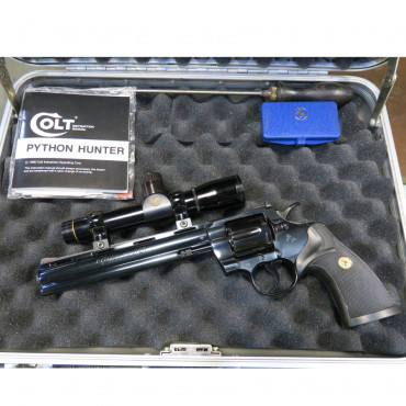 Revolver Colt Python Hunter 8" cal. 357 magnum + Lunette Colt/Leupold M8 x2