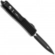 Ultratech D/E Full Serrated Frag Black Signature - Microtech Knives
