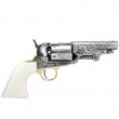 Revolver Colt 1851 4" Navy Yank Captain Schaefer Old Silver cal 44PN - Pietta