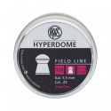 Plombs RWS Hyperdome cal 5,5 mm (.22) 0,71 g (11gr) Boite de 150