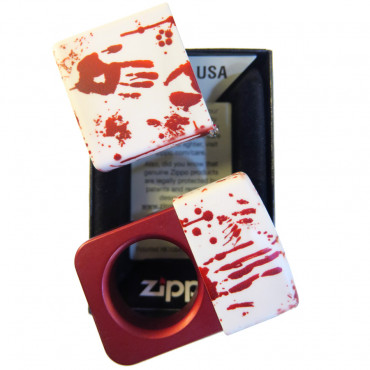 Briquet Zippo Impact Tool Ring "Bloody Hand" - Full Heart Forge