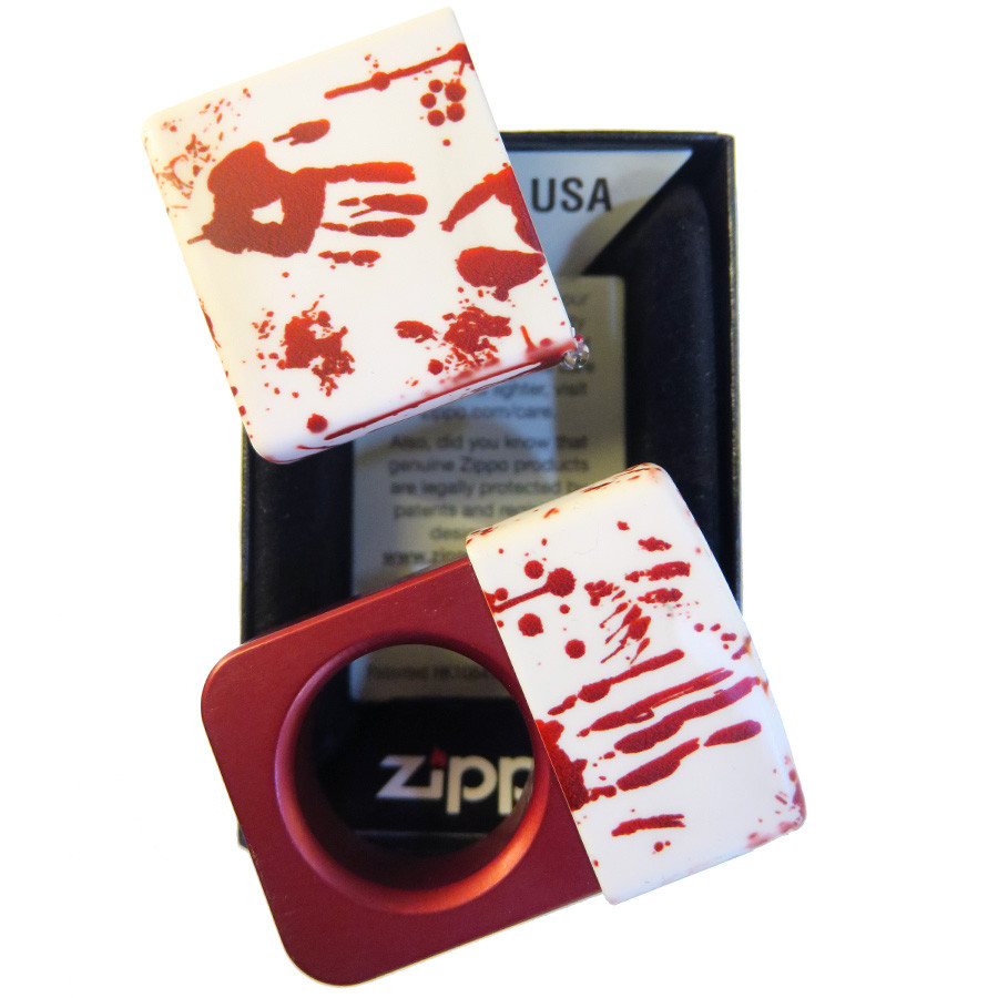 Briquet Zippo Impact Tool Ring "Blood" - Full Heart Forge