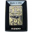 Briquet Zippo Impact Tool Ring "Floral" - Full Heart Forge