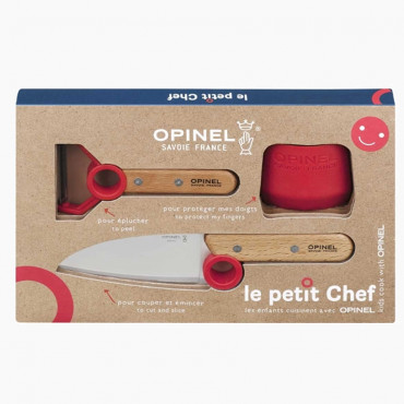 Coffret Cuisine pour Enfant "Le Petit Chef" Rouge - OPINEL