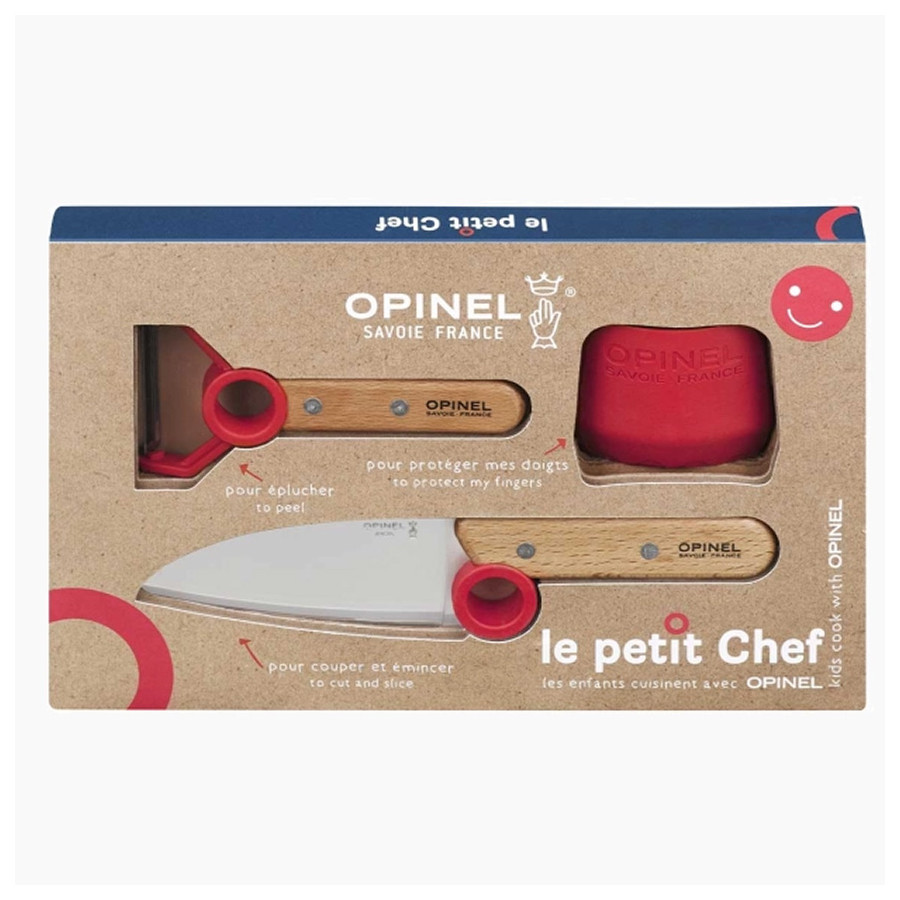 Coffret Cuisine pour Enfant "Le Petit Chef" Rouge - OPINEL