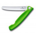 Couteau D'office Pliant Vert Denté Swiss Classic - Victorinox