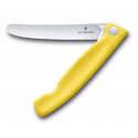 Couteau D'office Pliant Jaune Denté Swiss Classic - Victorinox