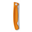 Couteau D'office Pliant Orange Denté Swiss Classic - Victorinox