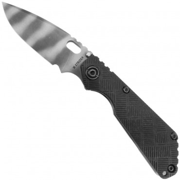 SNG Cross Hatch Black G10 - Strider Knives