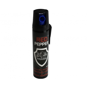 Pepper Spray Aérosol de Défense - RED PEPPER 75ml - PIRANHA
