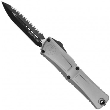 Combat Troodon D/E Gen III Natural Clear Full Serrated - Microtech