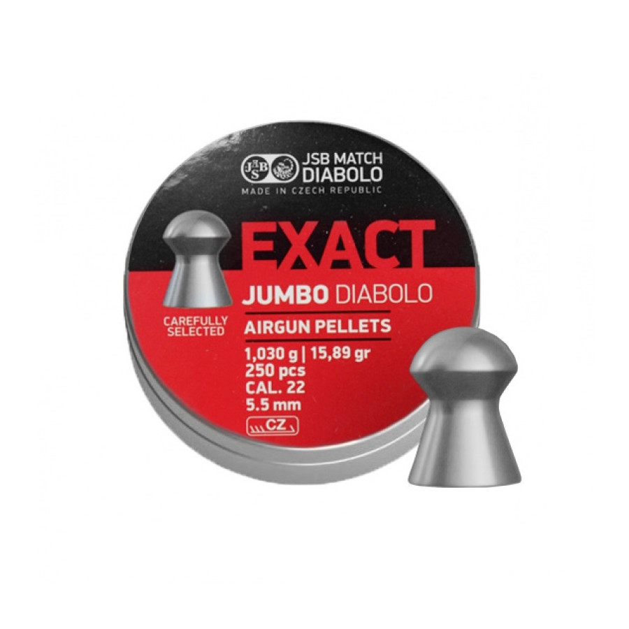 PLomb 5.5 Exact Jumbo Heavy / 1.175g Boite de 250 pcs