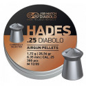 Pellets JSB Hades 6,35 mm (.25) - 1,72 G (26,54 gr) - Tin of 300