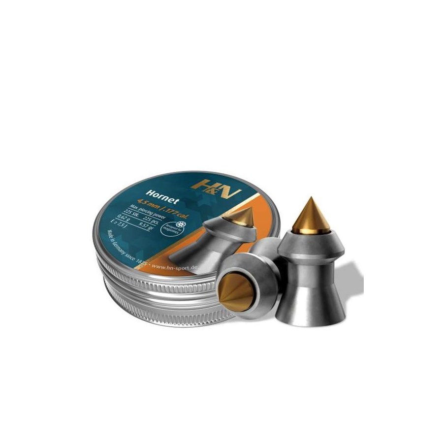 pellets-hn-hornet-45mm-177-062-g-957-gr-tin-of-225