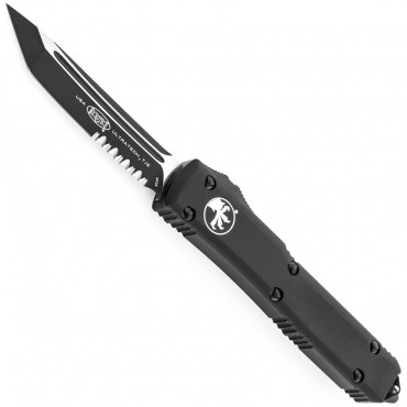 Ultratech T/E Black Tactical Partial Serrated - Microtech