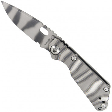 MS JVA DSS Ghost Stripes Titanium - Strider Knives