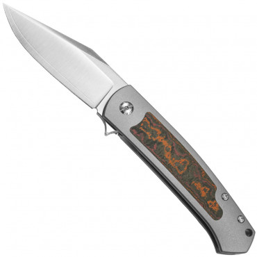 Pinscher Fat Carbon Lava - Monterey Bay Knives