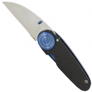 Linerlock Wharncliffe Fibre de Carbone - Marc Alfieri