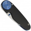 Linerlock Wharncliffe Fibre de Carbone - Marc Alfieri