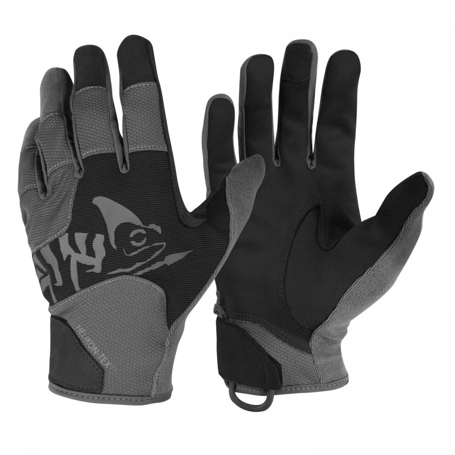 All Round Tactical Gloves Noir/Shadow Gris - Gants Tactique - Helikon Tex