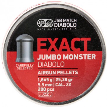 Plomb 5.5 Exact Jumbo Monster / 1.645g Boite de 200 pcs