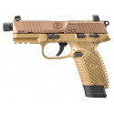 Pistolet FN Herstal 502 Tactical FDE cal 22 lr Fileté