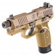 Pistolet FN Herstal 502 Tactical FDE cal 22 lr Fileté