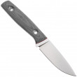 Classic Freedom FFG Satin Black Canvas Micarta Red Liner - TRC Knives