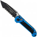 LUDT T/E Gen III Blue Full Serrated Black - Microtech