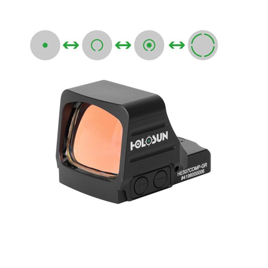 Viseur Reflex Point Vert HE507COMP-GR - Holosun