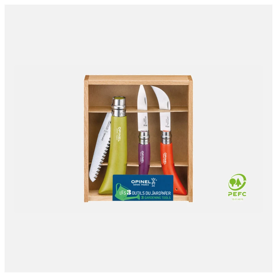 Coffret du Jardinier Couleur - Opinel