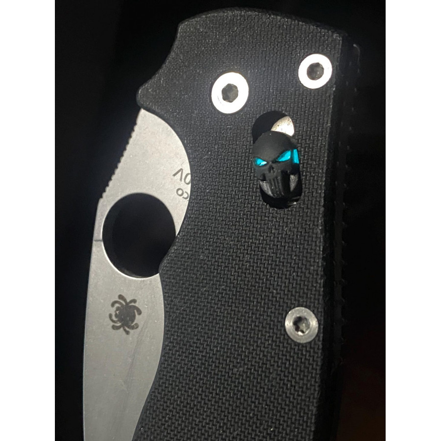 Ball Cage Polymer Noir PUNISHER pour Spyderco Manix 2 - EDC Mods