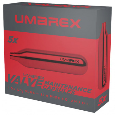 Capsule CO2 Entretien-Maintenance 12G x5 - Umarex