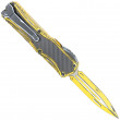 Colossus D/E Yellow Cel Shading Carbon Fiber - Heretic Knives