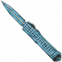 Manticore S D/E Turquoise Cel Shading Grenade Grip - Heretic Knives