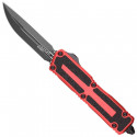 Scarab 2 D/E-S Gen III Black - Red Handle - Microtech