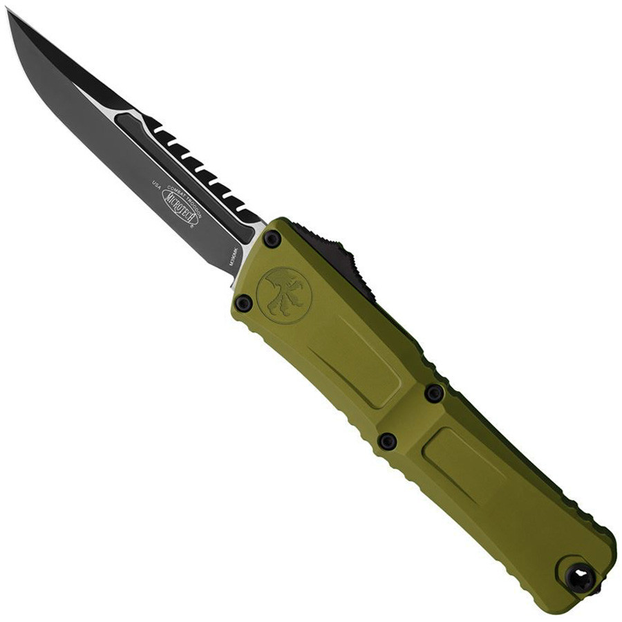 Combat Troodon Interceptor Black Gen III OD Green Signature - Microtech