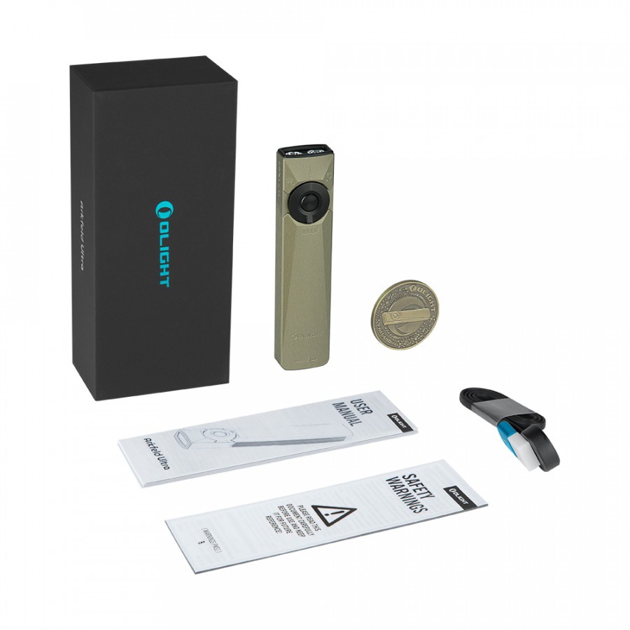 Arkfeld Ultra - Lampe de poche LED/Laser/UV O-Aluminium - Olight