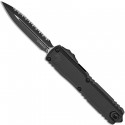 Ultratech Gen III ZBP D/E Black Full Serrated Tactical - Microtech Knives