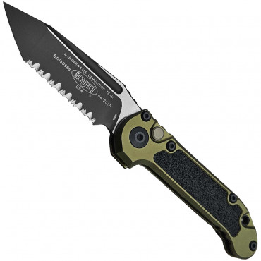 LUDT T/E Gen III OD Green Black Full Serrated - Microtech