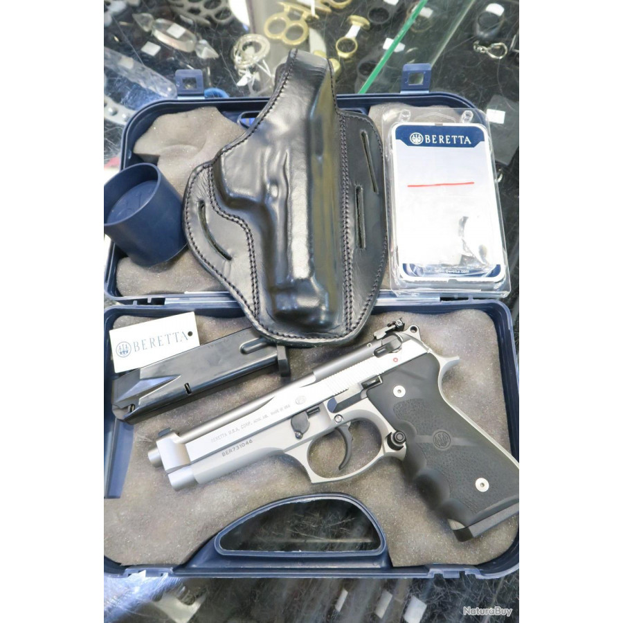Pistolet Beretta 92 FS Brigadier Inox cal 9x19 OCCASION
