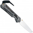 Small Sebenza 31 Tanto Macassar Ebony Inlay Glass Blasted - CHRIS REEVE