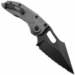 Stitch A S/E Natural Clear Full Serrated Apocalyptic - Microtech Knives