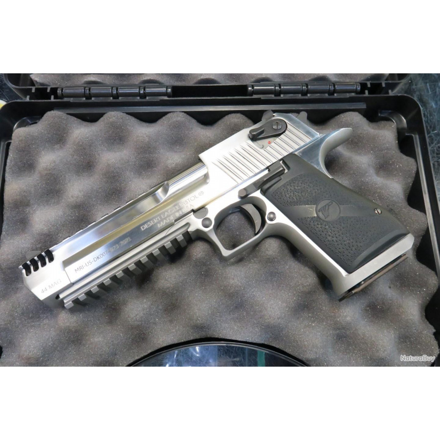 Pistolet Desert Eagle Magnum Research cal 44 mag Inox 6" ref DE44SRMB OCCASION