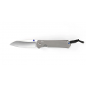 Large Sebenza 31 Plain Glass Blasted Insingo / Blue Hardware - Chris Reeve