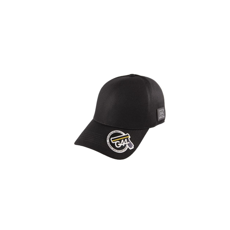 cap glock black with stickers g44