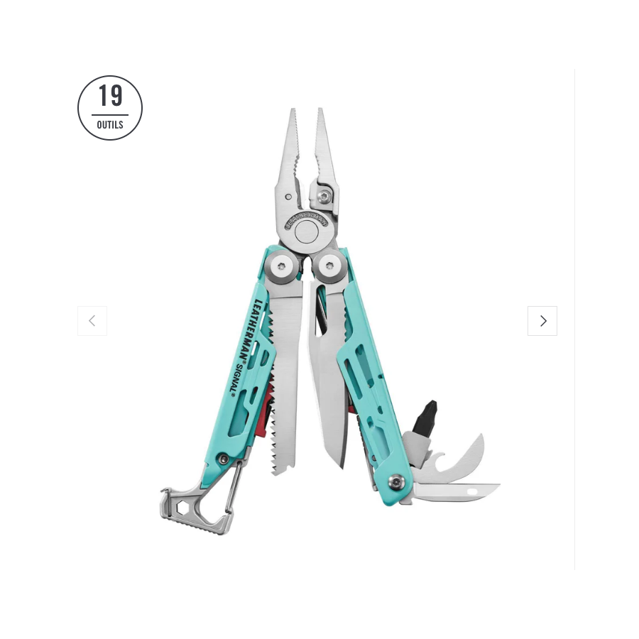 Multitool - Signal Aqua Silver- Leatherman