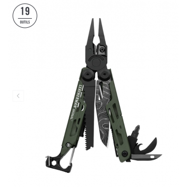 Multitool - Signal Green Topo - Leatherman