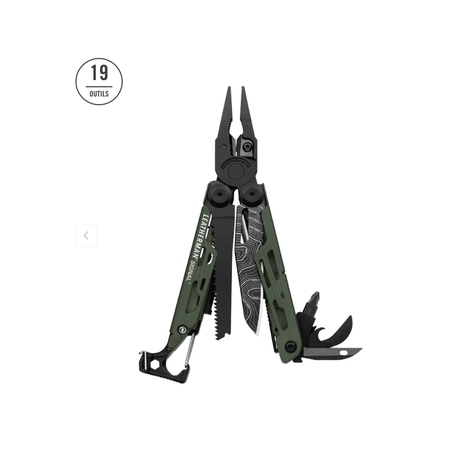 Multitool - Signal Green Topo - Leatherman