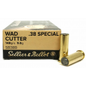 Ammo .38 SPECIAL WAD CUTTER 148 GRS x50 - Sellier & Bellot